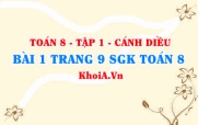 Bài 1 trang 9 SGK Toán 8 tập 1 Cánh Diều